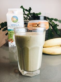 Protein Smoothie. Healthy, easy, yummy. http://twothirdscup.com/protein-smoothie/